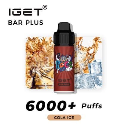 IGET BAR PLUS COLA ICE – 6000 PUFFS