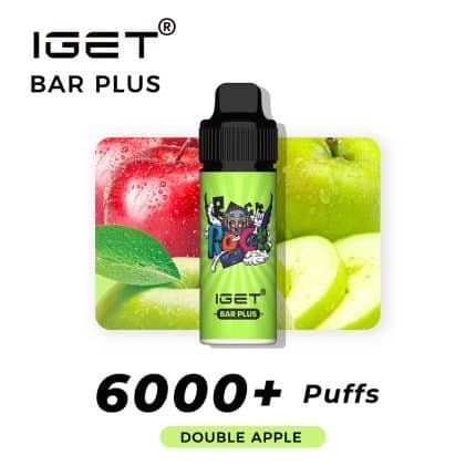 IGET BAR PLUS DOUBLE APPLE – 6000 PUFFS