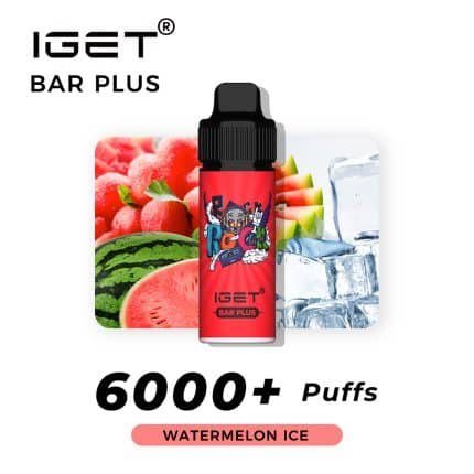 IGET BAR PLUS WATERMELON ICE – 6000 PUFFS