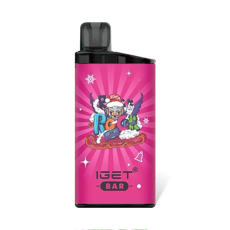 IGET BAR STRAWBERRY WATERMELON HARD CANDY – 3500 PUFFS
