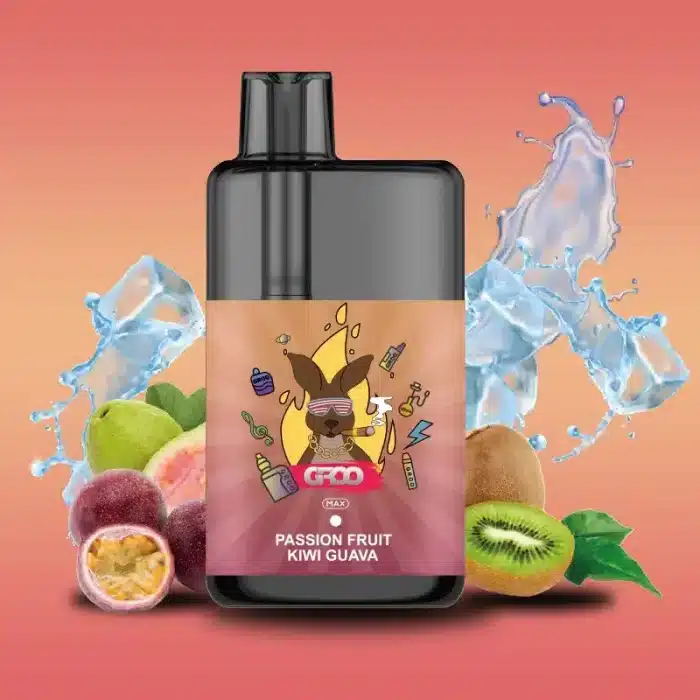 GROO MAX PASSION FRUITKIWI GUAVA – 10000 PUFFS